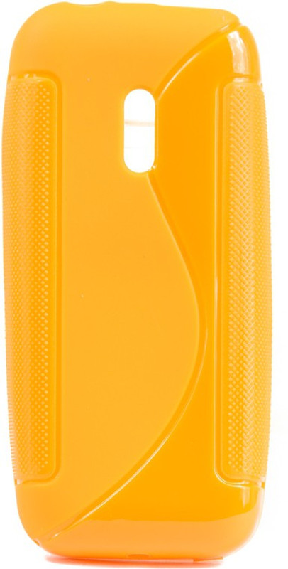Mystry Box Back Cover for Nokia 105(Orange, Silicon)
