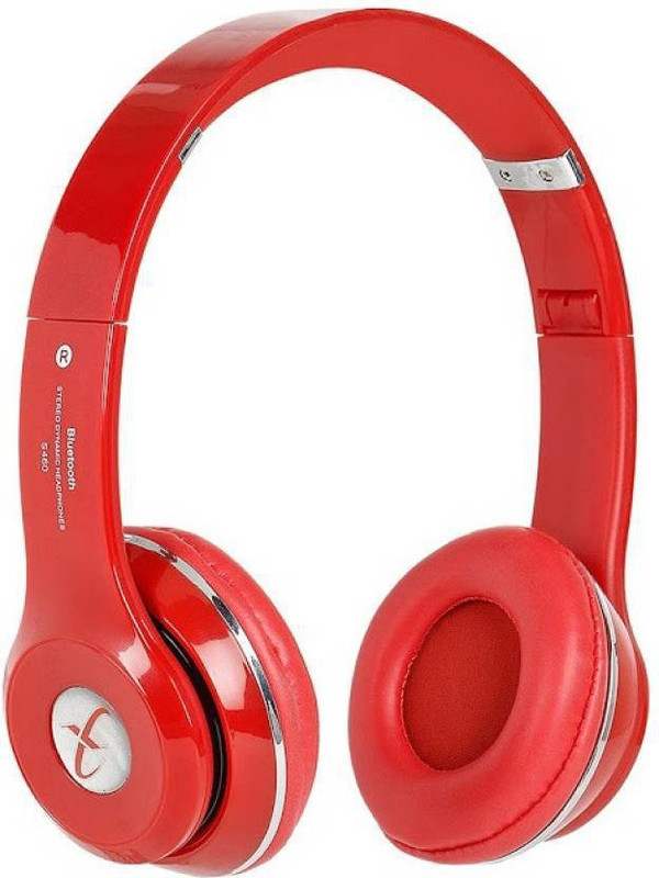 head nik s 460 Headphone(Red, Over the Ear)
