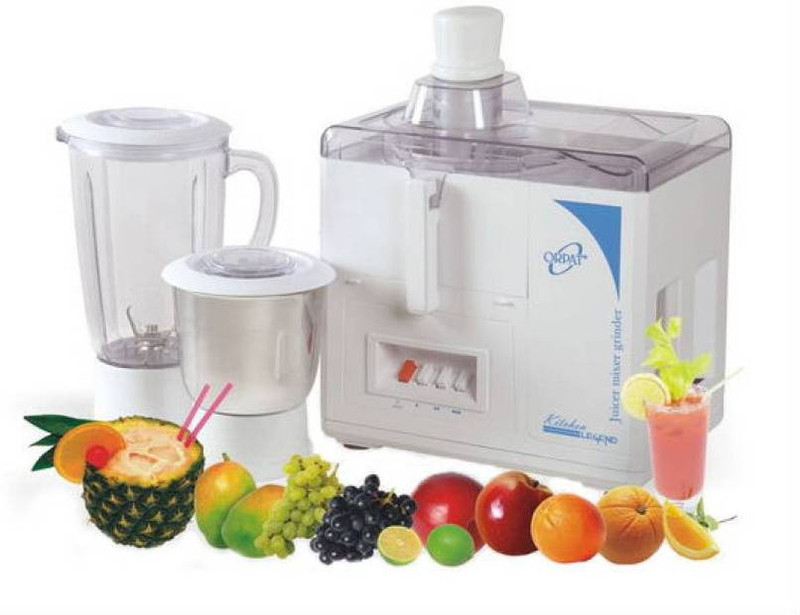 ORPAT JMG KITCHEN LEGEND 500 W Juicer Mixer Grinder(White, 2 Jars)