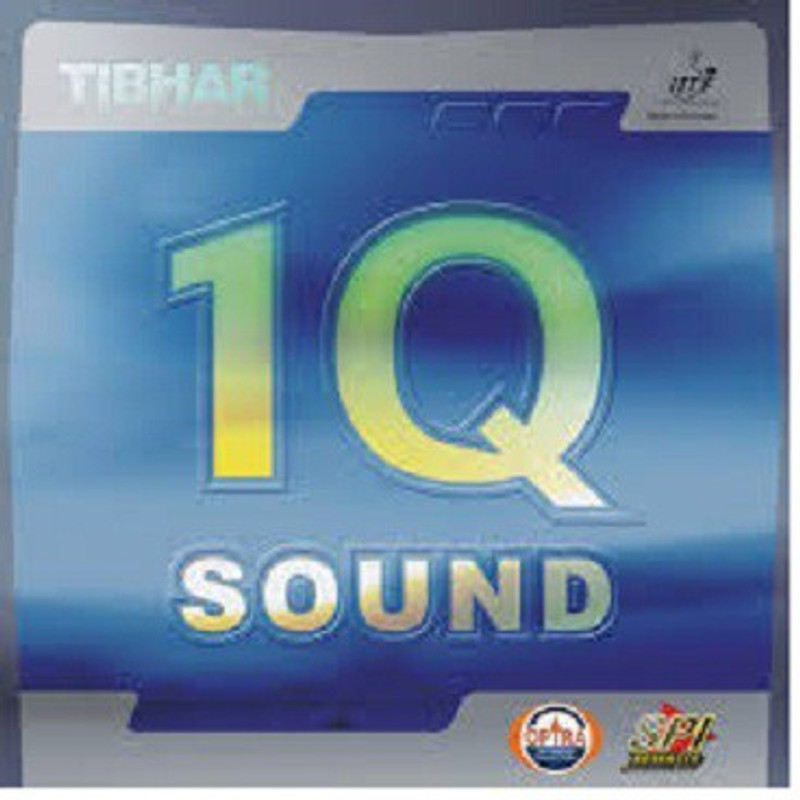 Tibhar 1 Q SOUND 11.3 mm Table Tennis Rubber(Black)
