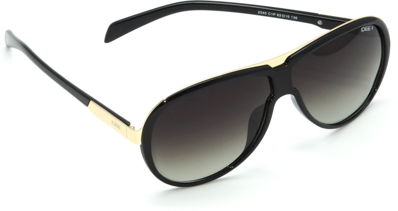 IDEE Shield Sunglasses(Black, Green)