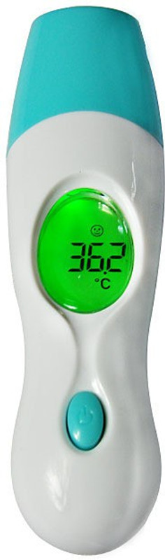 Technomart Multi-purpose Baby Adult Digital 4 in 1 Forehead Ear Infrared IR Multi-Function Temperature Measurement Bath Thermometer(White, Blue) Technomart Multi-purpose Baby Adult Digital 4 in 1 Forehead Ear Infrared IR Multi-Function Temperature Measurement Bath Thermometer(White, Blue)