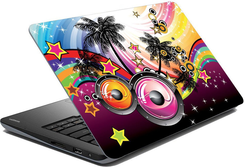 shopkio Music_Hub_Laptop_Skin Adhesive Vinyl Laptop Decal 15.6