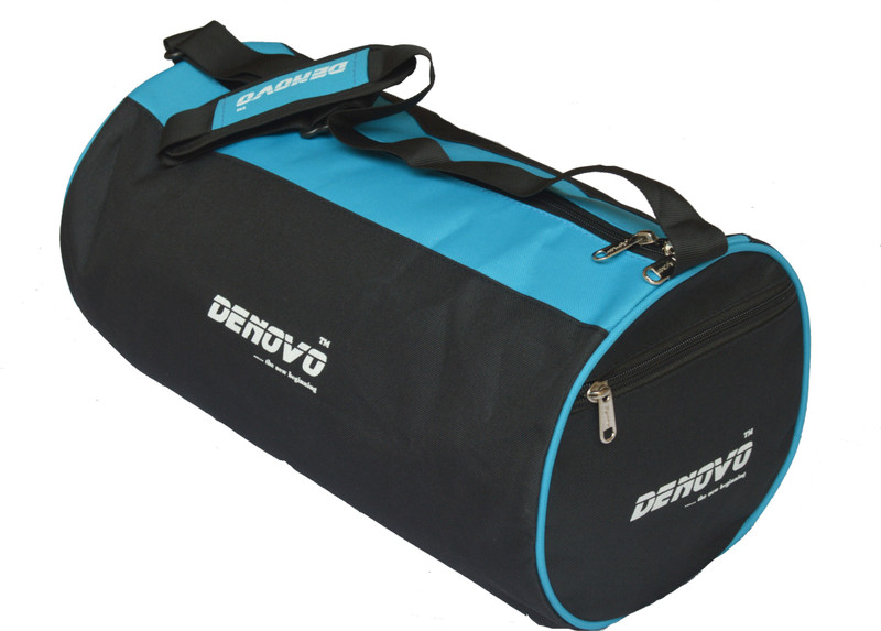 DeNovo Blue & Black Sports Kit Bag(Blue, Kit Bag)