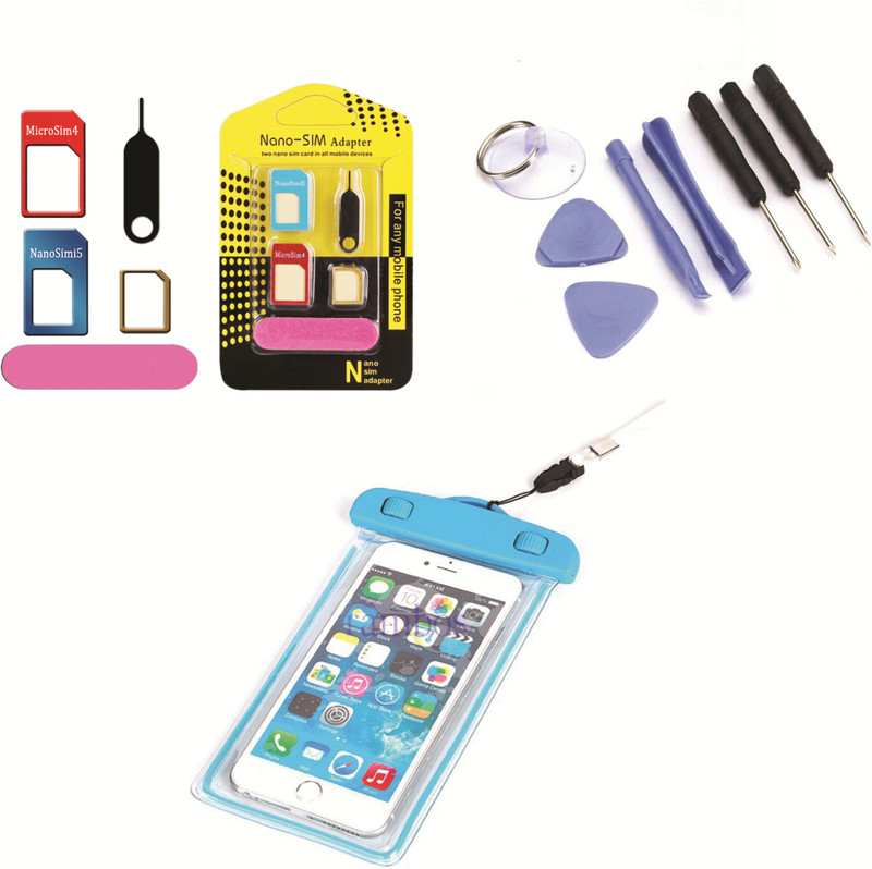 safeseed Mobile Pouch Accessory Combo for Apple, Android, Windows Phones(Random)