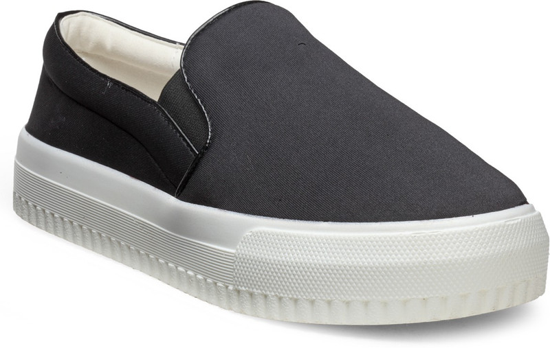 Flat n Heels Slip On Sneakers For Women(Grey) Flat n Heels Slip On Sneakers For Women(Grey)