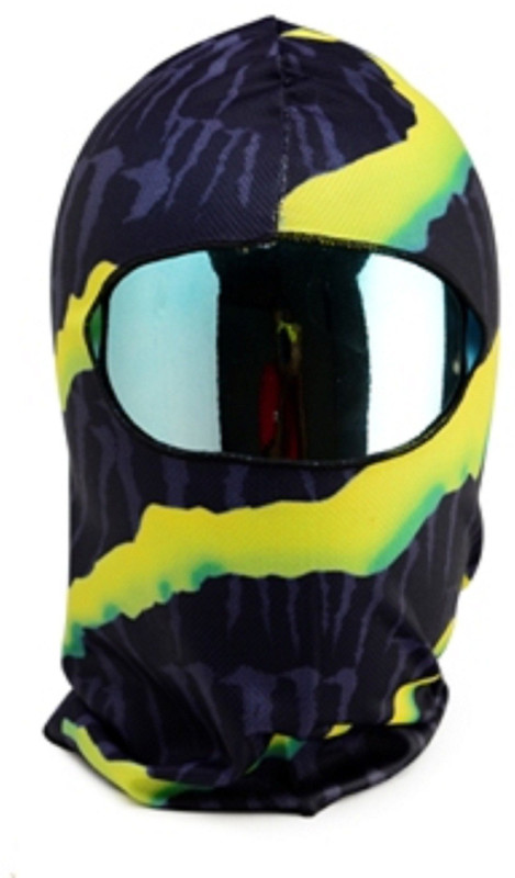balaclava Green Bike Face Mask for Men & Women(Size: Free,  Balaclava)