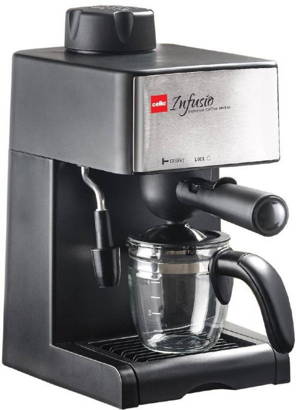 Cello INFUSIO 4 cups Coffee Maker(Black)