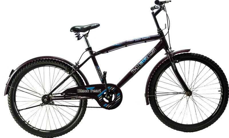 Hero Black Pearl 26 Inches Single Speed Maroon 26 T Single Speed