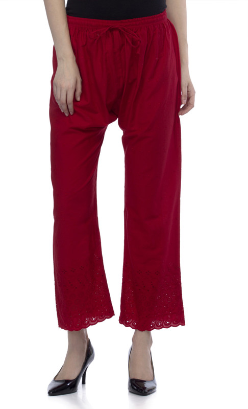 One Femme Regular Fit Women Red Trousers