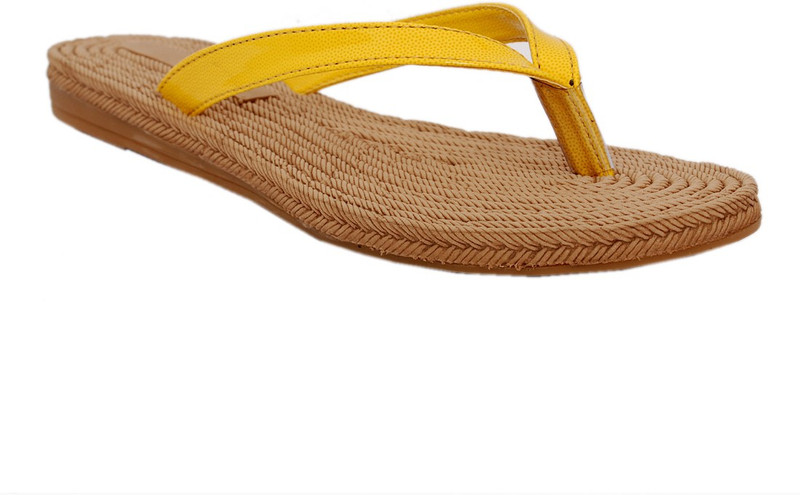 1 WALK Women Yellow Flats