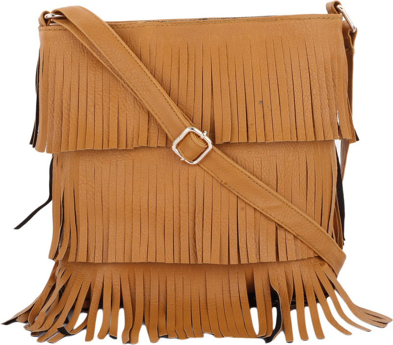 vogue street Tan Sling Bag