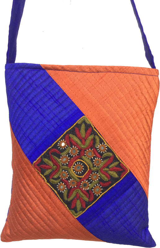 Minky's Decor Blue, Red Sling Bag