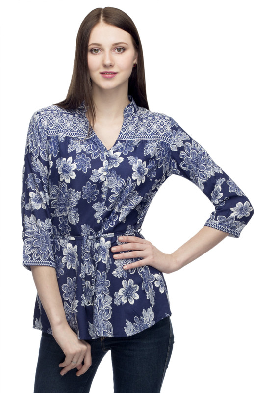One Femme Floral Print Women Tunic