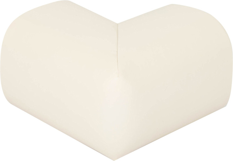 Safe-O-Kid High Quality,High Density, L-Shaped Large (6.5*6.5*4 cm) NBR Corner Cushions-Pack of 4(Cream)