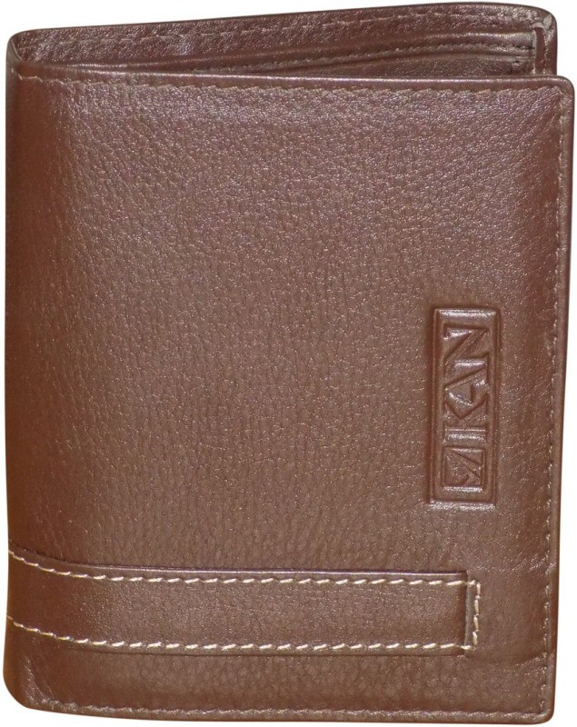 Kan Premium Quality Leather Card Holder Wallet/Document Holder for Men(Brown)