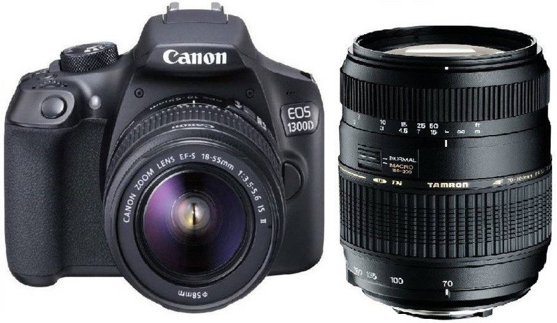 Deals | Canon 1300D DSLR Camera Body with Dual Lens: Canon