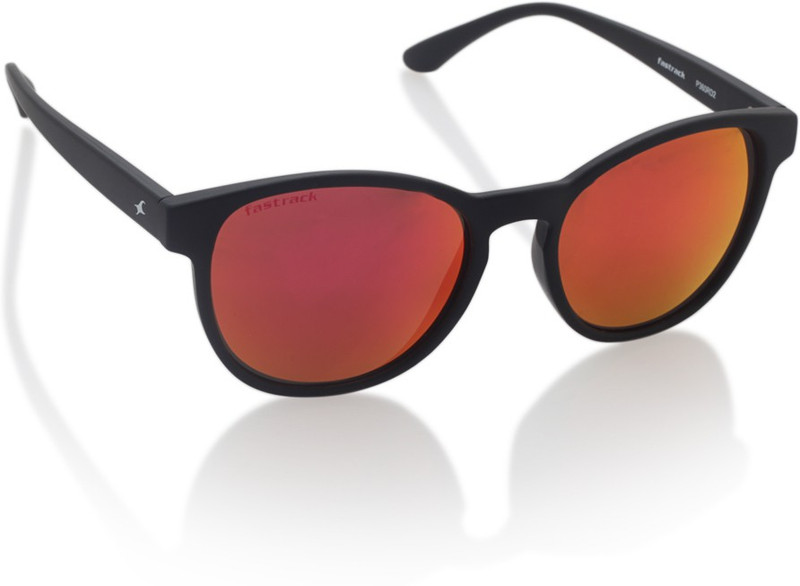 Fastrack Round Sunglasses(Red)