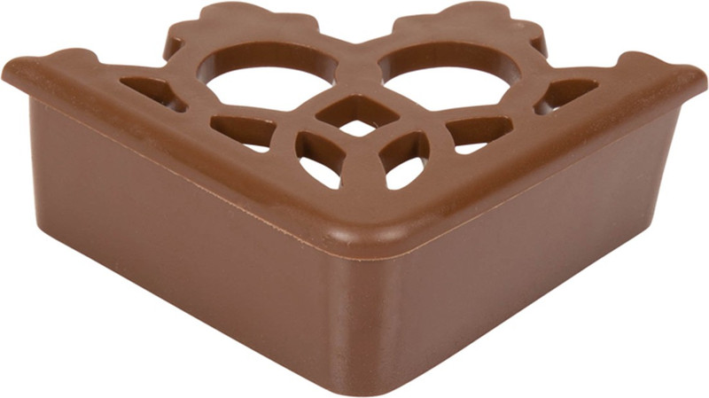 Safe-O-Kid High Quality, Designer, Large Corner Caps-Pack of 12(Brown)