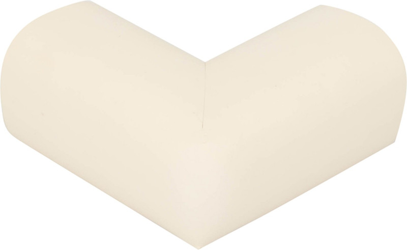 Safe-O-Kid High Quality,High Density, L-Shaped Large (7*7*3.2 cm) NBR Corner Cushions-Pack of 16(Cream)