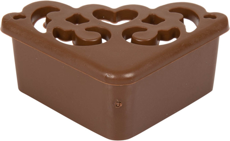 Safe-O-Kid High Quality, Designer, Small Corner Caps-Pack of 16(Brown)