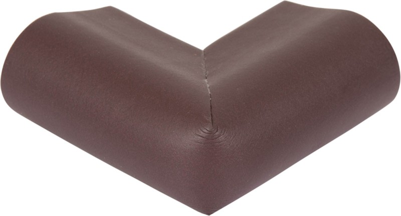 Safe-O-Kid High Quality,High Density,U Shaped,Medium (5.5*5.5*3.5 cm)NBR Corner Cushions-Pack of 12(Brown)