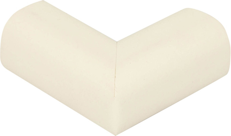 Safe-O-Kid High Quality,High Density, L-Shaped Large (6.5*6.5*4 cm) NBR Corner Cushions-Pack of 8- Free Delivery(Cream)