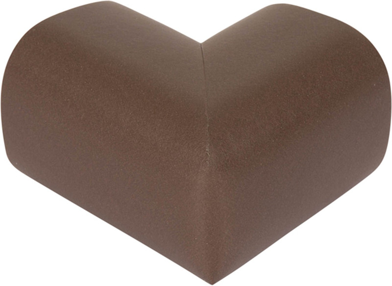 Safe-O-Kid High Quality,High Density, L-Shaped Small (5*5*3 cm) NBR Corner Cushions-Pack of 16(Brown)