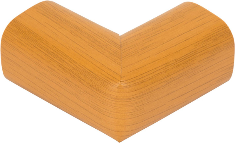 Safe-O-Kid High Quality,High Density, L-Shaped Large (6.5*6.5*3.5 cm) Extra Thick NBR Corner Cushions-Pack of 12(Light Brown Texture)