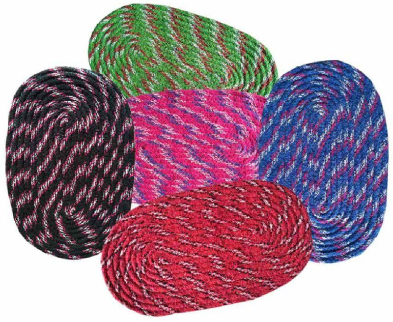 global home store Cotton Door Mat(Multicolor, Free)