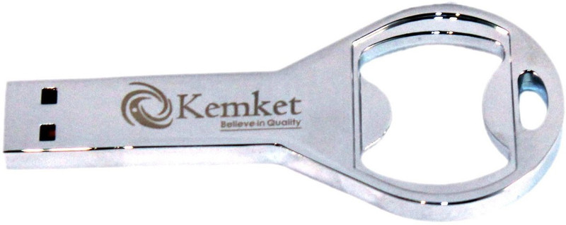 Kemket USB 2.0 8 GB Pen Drive(Silver)