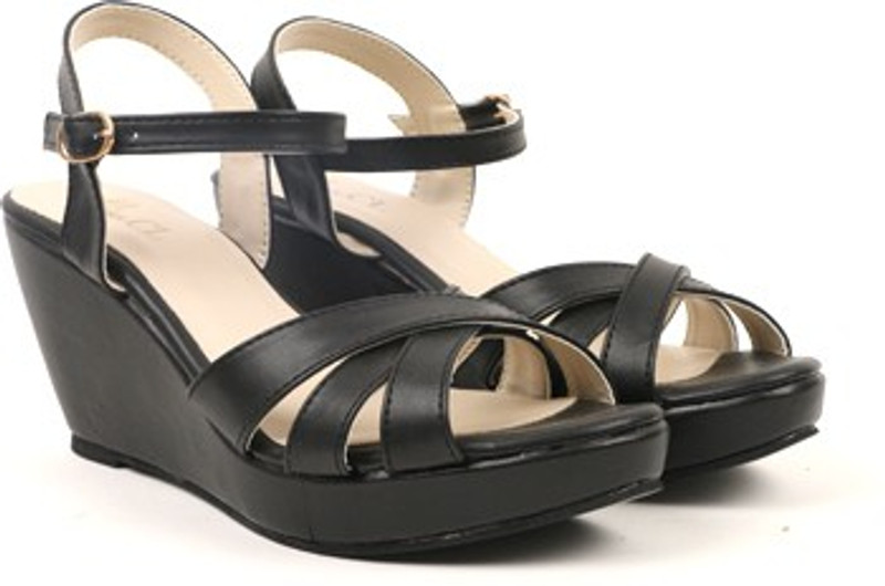Miss CL By Carlton London CLL-4076 Women Black Wedges