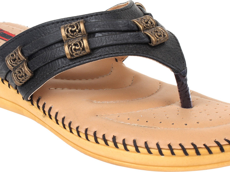1 Walk Women Black Flats