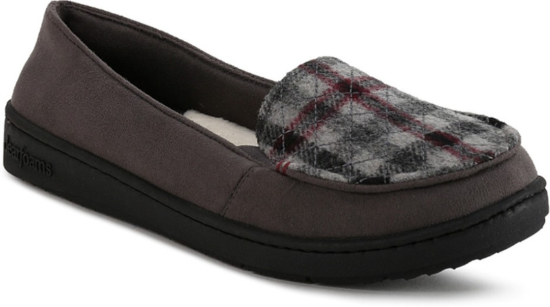Dearfoams Holiday Moccasin Mocassin For Women(Grey)