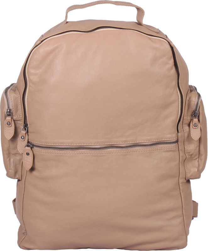romari beigeback Backpack(Beige, 5 L)