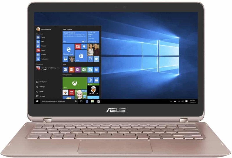 Asus Zenbook Flip Series Core i7 7th Gen - (8 GB/512 GB SSD/Windows 10 Home) UX360UAK-DQ213T Thin and Light Laptop(13.3 inch, Rose Gold, 1.27 kg)