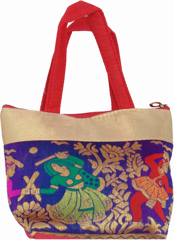 Alive CANVAS HAND PURSE Cosmetic Bag(Multicolor) Alive CANVAS HAND PURSE Cosmetic Bag(Multicolor)