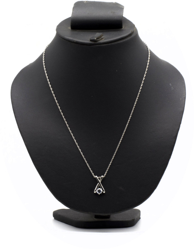 darsh jewel hut cross pendet Silver Silver Pendant Set