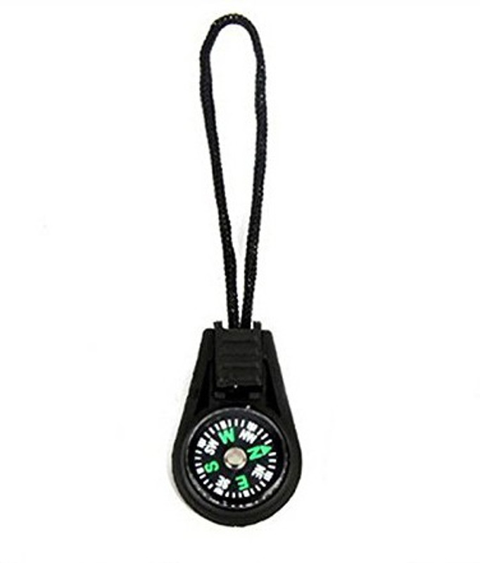 Futaba Mini Compass Backpack Bag Strap Compass(Black)