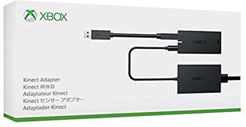 Microsoft Xbox Kinect Adapter for Xbox One S and Windows 10 PC Gaming Adapter(Black, For Xbox One)