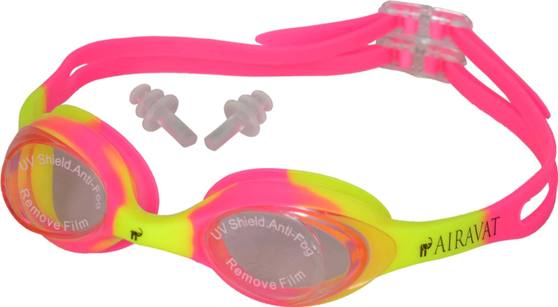 Mayatra's ED-101 Swimming Goggles(Pink, Yellow)