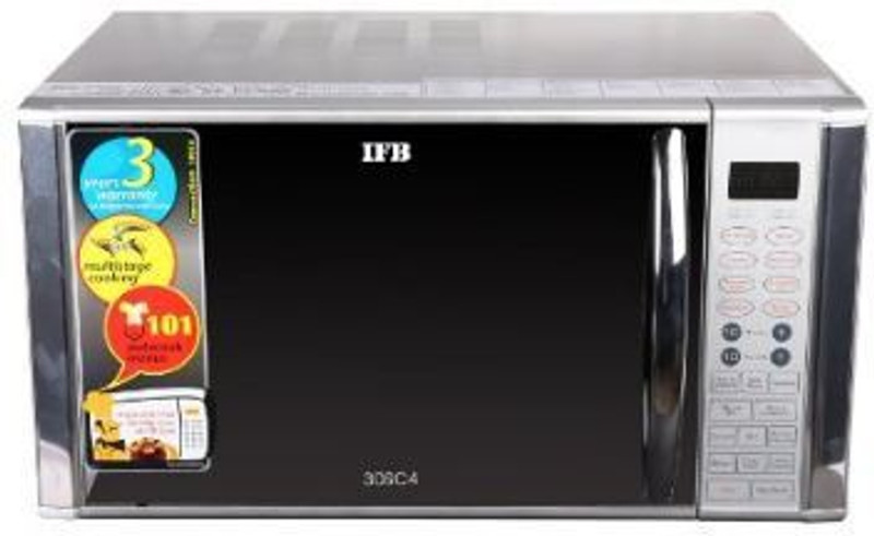 IFB 30 L Convection Microwave Oven(30SC4, Metallic Silver)