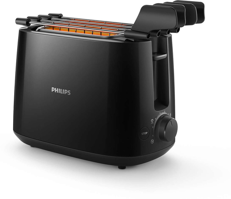 Philips HD2583 600 W Pop Up Toaster(Black) Philips HD2583 600 W Pop Up Toaster(Black)
