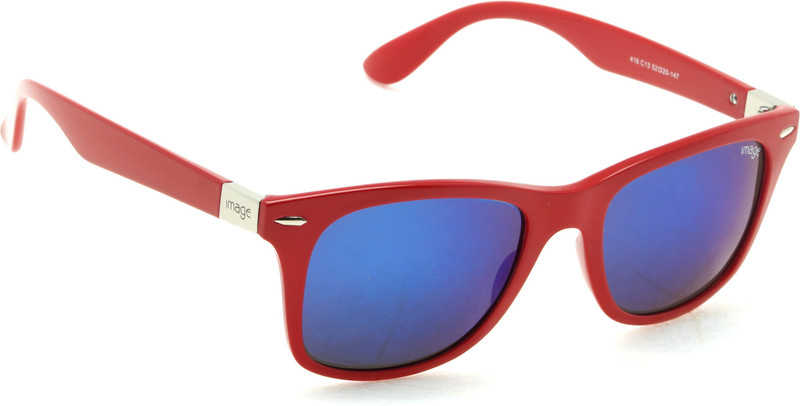 Image Wayfarer Sunglasses(Multicolor, Blue)