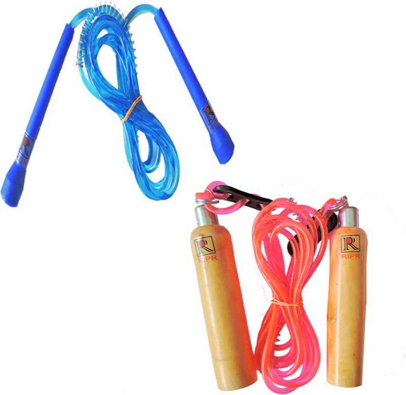 RIPR Jump workout combo (Wooden skipping rope and pencil skipping rope) Swimming Kit