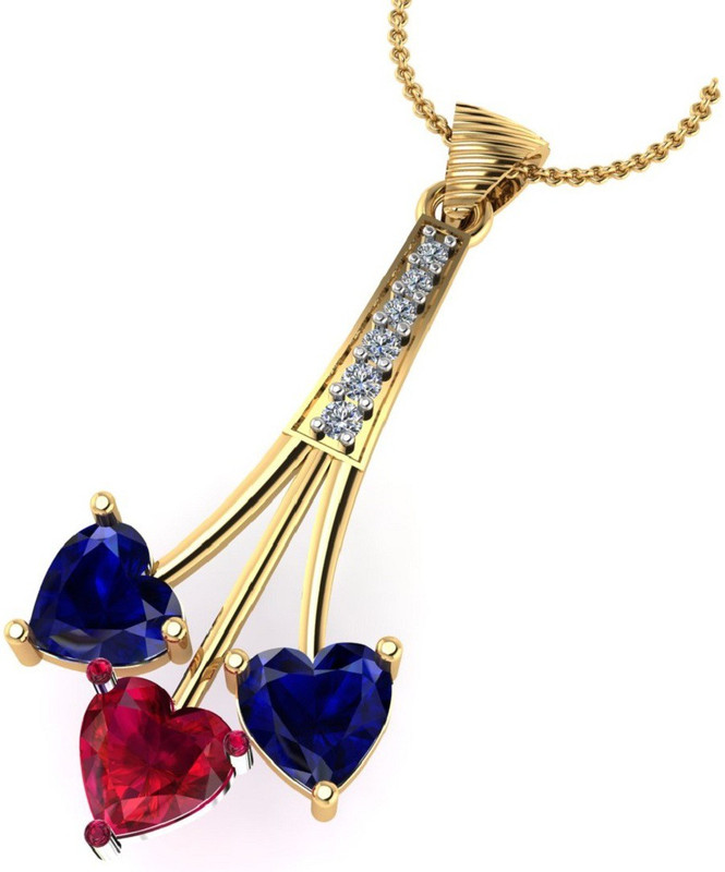 dimpi Love Forever Gold-plated Zircon Silver Locket