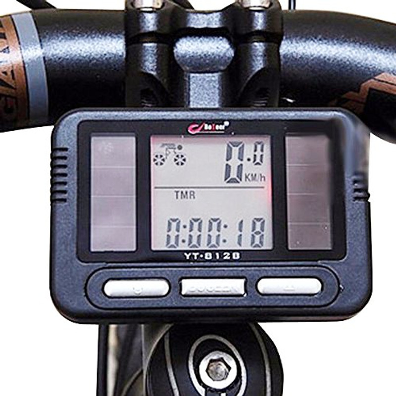 FUTABA 23 Function Solar Power LCD Back light Bicycle Digital Speedometer(Indian Universal For Bike)