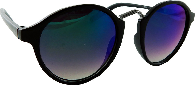 ELS Round Sunglasses(Green, Blue)
