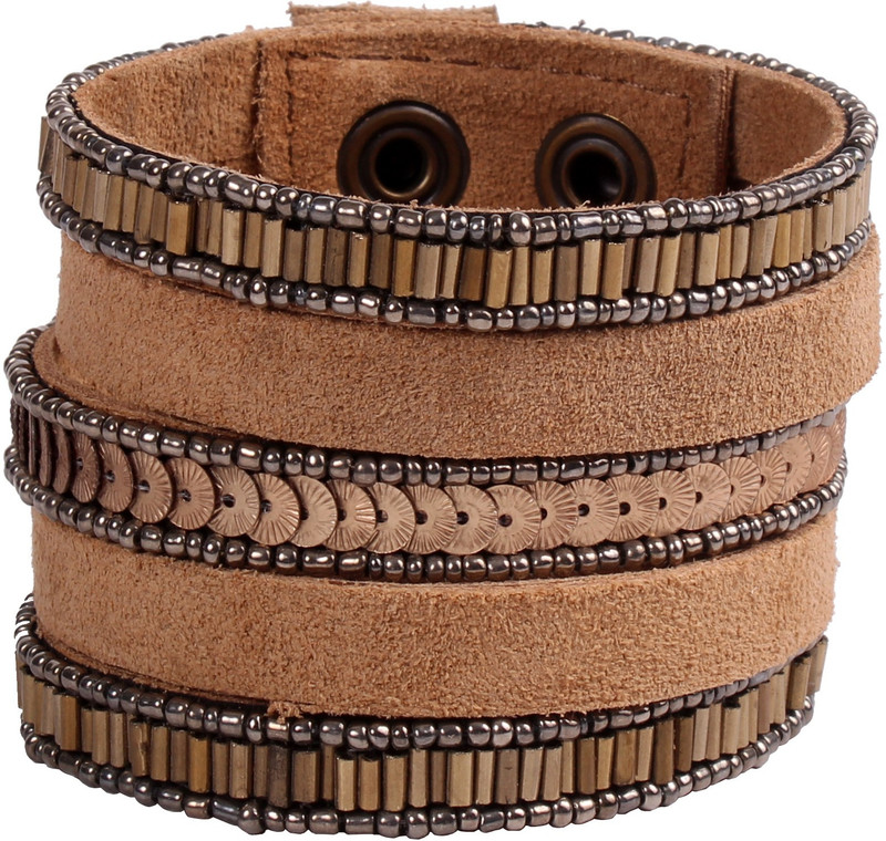 romari Women(Gold, Beige, Pack of 1)