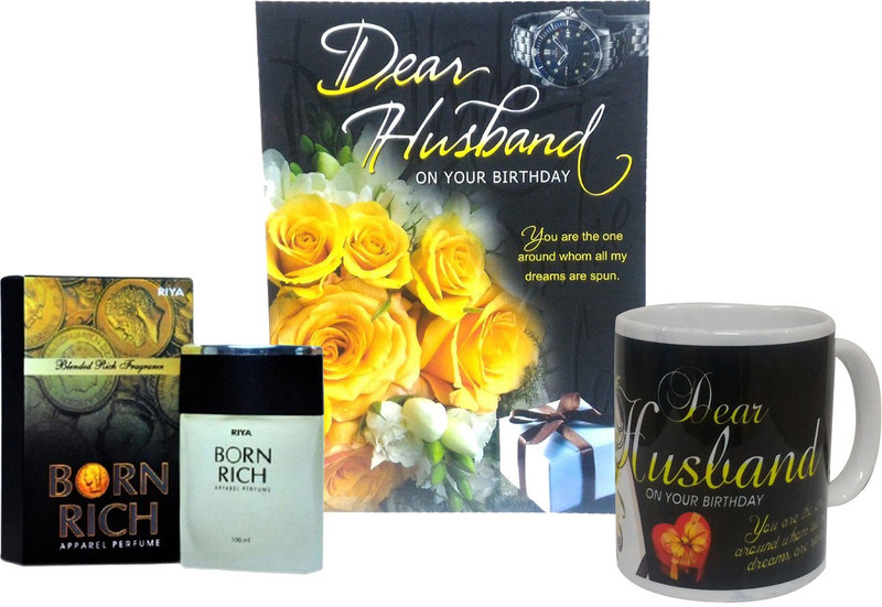 Saugat Traders Birthday Gift Combo For Husband - Birthday Greeting Card, Perfume & Printed Birthday Coffee Mug(Set of 3) Saugat Traders Birthday Gift Combo For Husband - Birthday Greeting Card, Perfume & Printed Birthday Coffee Mug(Set of 3)